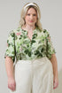 Zane Floral Bryn Button Blouse Curve